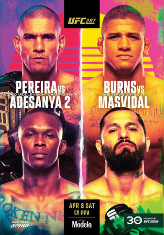 UFC 287 Poster