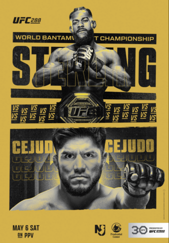 UFC 288 Poster